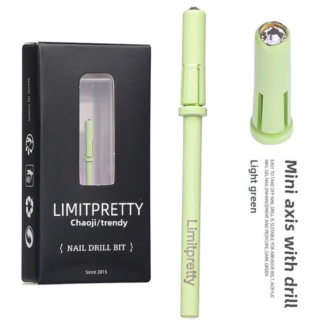 Máquina profesional para quitar esmalte de uñas con insertos de diamante para salones de belleza Herramientas para el cuidado profesional de las uñas