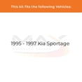 thumbnail image 2 of MAX Advanced Brakes - Front Brake Kit For 1995-1997 Kia Sportage| Carbon Ceramic Brake Pad and Rotor Kit| Daily Driving OE Replacement Brake Rotors, 2 of 9