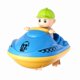 thumbnail image 1 of Baby bath water toy - Wind-up Motorboat Bath Toy, Windup Speedboat Water Toy Fast Boat Bathtub Toy Jet Ski Tub Toy for Kids (blue), 1 of 5