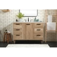 thumbnail image 3 of Pemberly Row Modern 48" Wood Single Bathroom Vanity in Natural Oak, 3 of 16