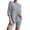 01#Blue, variant on Women's Nursing 2 Piece Outfit Maternity Breastfeeding Set Ribbed Zipper Short Shirts Pregnancy Shorts with Pockets