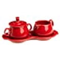 thumbnail image 2 of Fiesta Scarlet 821 Sugar and Creamer with Tray, 2 of 2
