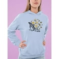 thumbnail image 2 of Stay Wild Daisies Positive Quote Hoodie Women -Image by Shutterstock, Female x-Large, 2 of 4