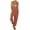 Orange, variant on Conairie Women Overalls Flower Print Loose Adjustable Straps Jumpsuits One Piece Outfits With Pockets Army Green L