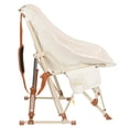 thumbnail image 5 of GCI Outdoor Fleece Rocker Sherpa Rocking Camping Chair with Cup Holder, Natural, 5 of 13