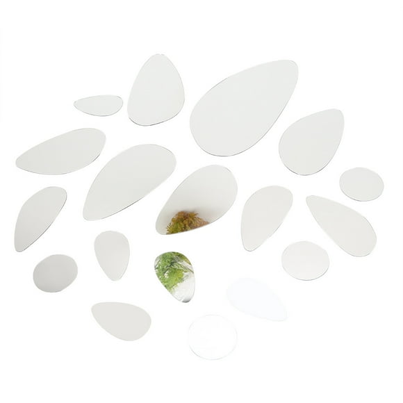 Espejo de pared, espejo acrílico ovalado decorativo Espejo decorativo Espejo decorativo acrílico Rendimiento confiable