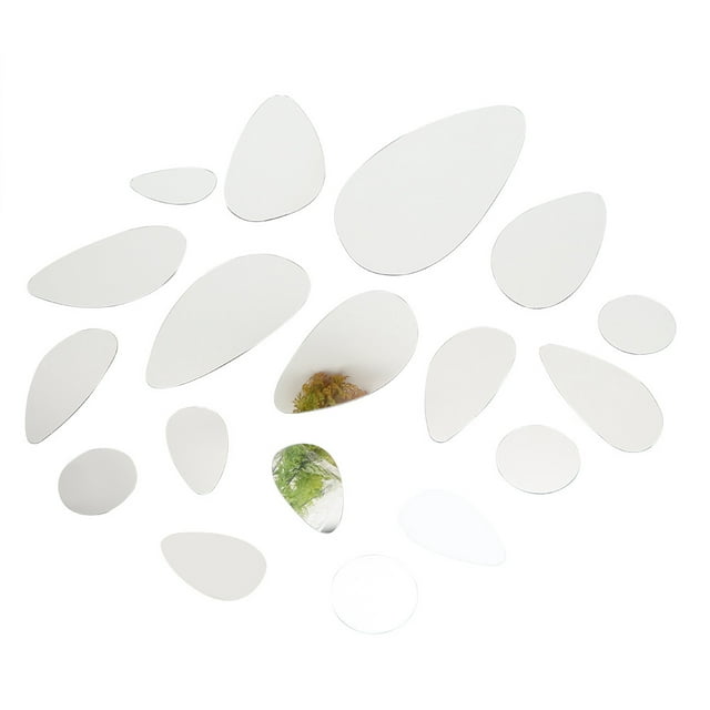 Espejo de pared, espejo acrílico ovalado decorativo Espejo decorativo Espejo decorativo acrílico Rendimiento confiable