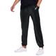 thumbnail image 4 of Pantalones metálicos INSPIRE CHIC para hombres con cintura ajustable, joggers brillantes de lentejuelas 28 negro, 4 of 5