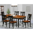 thumbnail image 4 of East West Furniture Dining Room Set Black & Cherry, DOPL7-BCH-W, 4 of 4