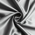 thumbnail image 5 of Full Size Satin Fitted Sheet, Soft and Breathable Deep Pockets Fitted Sheet Only, Wrinkle Free & Fade Resistant,Light Gray, 5 of 5