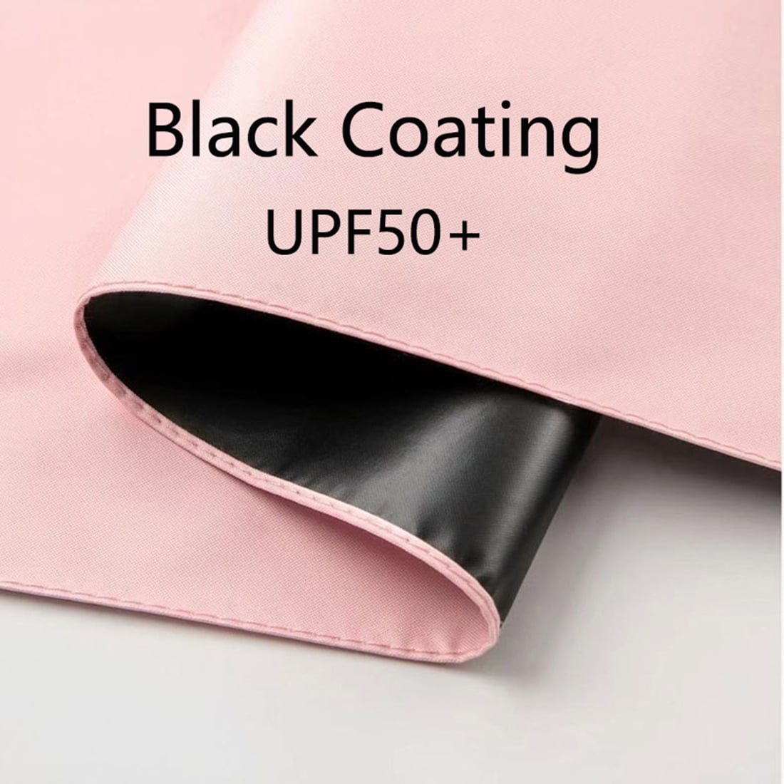 Mini Capsule Umbrella Parasol Anti-UV Black Coating Pocket Umbrella for Sun and Rain Outdoor Travel Parasol Black 6 Ribs