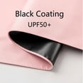 thumbnail image 5 of Mini Capsule Umbrella Parasol Anti-UV Black Coating Pocket Umbrella for Sun and Rain Outdoor Travel Parasol Black 6 Ribs, 5 of 9