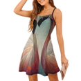 thumbnail image 1 of Flamant Rose Amour Oiseaux Robe Élégante Douce Femme Coréenne Kawaii Col Carré Robe Flamant Rose Amour Oiseaux Robe Courte Rose, 1 of 5