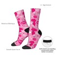 thumbnail image 4 of Logiee Poodle Dog Print Adult Socks for Men & Women,Calf Socks, Ankle Socks,Boots Socks,Breathable Casual Sock,Unisex Crew Socks, 4 of 6