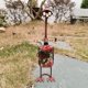 thumbnail image 5 of Estatua De Jardín De Pato Pala Adorno artesanal de pato, pala hecha a mano, estatua de jardín de pato, arte de jardín de pato de Metal (B) Sywqhk Libre de BPA, 5 of 8