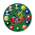 thumbnail image 3 of Bolas de piscina de reloj de pared fáciles de leer Sport Sport Billiard Balls de 12 pulgadas para la sala de juegos en casa Apartamento, 3 of 9