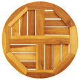 thumbnail image 5 of vidaXL Table Top Ø40x2 cm Round Solid Wood Acacia, 5 of 5