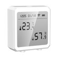 thumbnail image 1 of Room  Indoor Hygrometer, Desktop Temperature Humidity Monitor with Digital Display Time for Bedroom Patio Home, 1 of 6