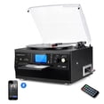 thumbnail image 1 of Reproductor de discos DIGITNOW, tocadiscos con Bluetooth y altavoz, 1 of 6