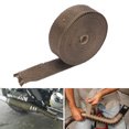 thumbnail image 3 of Trayknick 15m Exhaust Heat Wrap Durable Heat-resistant Fiber Car Modification Exhaust Wrap Tape for Motorcycle, 3 of 13