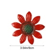 thumbnail image 3 of Metal Flowers Outdoor Decorations, Metal Wall Art Hanging Decorations for Outdoor Fence Garden Yard Patio Decor, Gift for Mom Friends, 3 of 6