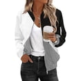 thumbnail image 2 of Bovemsi Bomber Jackets for Women Jacket 2025 Causal Zip Up Coats Long Sleeve Stand Collar Fall Lightweight Outerwear Tops Light Jackets, 2 of 6
