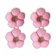 thumbnail image 1 of Pendientes de cuero con forma de lágrima para Navidad, joyería para mujeres y niñas, color rosa, 1 of 4