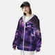 thumbnail image 3 of Fotbe Purple Hippo In Water Chaqueta con Protección Solar UPF 50+ para Hombre y Mujer, Camisa con Capucha y Bolsillos-X-Large, 3 of 7