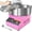 Pink-US, variant on Candy Machine Commercial,  Upgraded 1000W Efficiently  Candy Maker with Stainless Steel Bowl, Bowl Cover, Sugar Scoop, Easy & Safe to Use, Candy Floss Maker for , Party, Festival