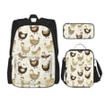 thumbnail image 1 of Balery Funny Chicken Mochila escolar 3 en 1 para niños: mochila resistente con lonchera térmica y estuche para lápices. Mochila escolar para niños y niñas., 1 of 7