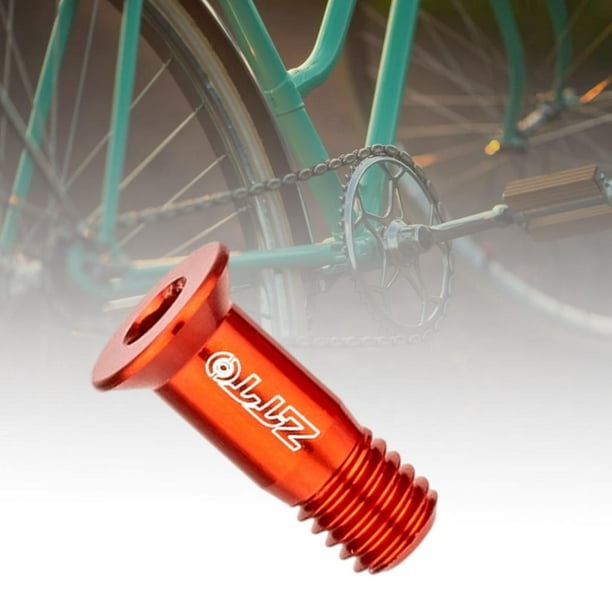 Perno de rueda M5 de aleación de aluminio, perno de rueda duradero, desviador trasero rojo shamjiam Tornillo de rueda guía de bicicleta