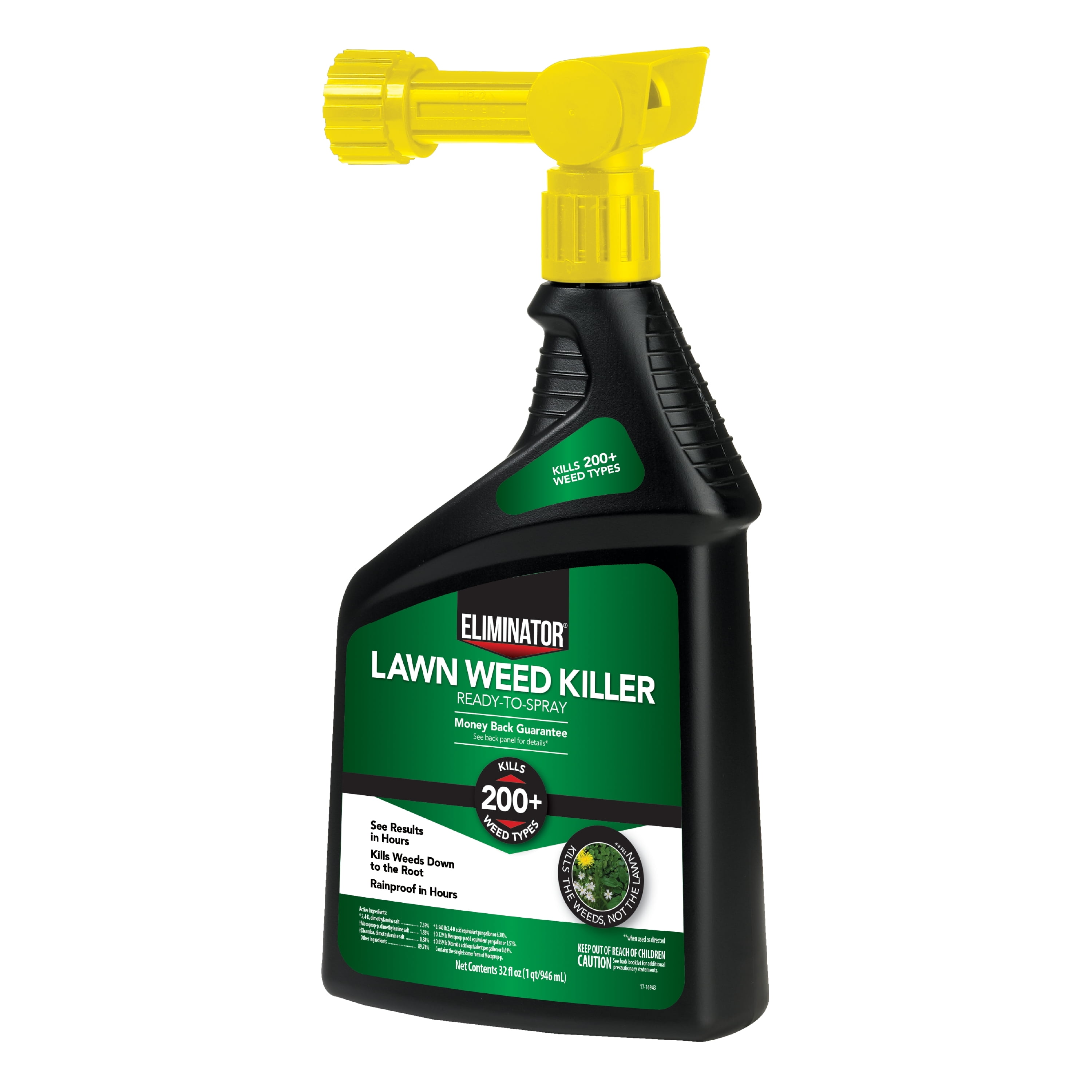 Eliminator Lawn Weed Killer Ready To Spray 32 Ounces Walmart Com Walmart Com