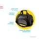 thumbnail image 2 of Mochila Bolsa Transportadora Poli Pets Jaula Mascota Mediana Viaje MED negro 15 cm x 15 cm, 2 of 8