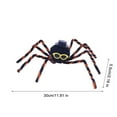 thumbnail image 5 of CASAFUN Halloween Giant Spider Realistic Hairy Spider Fake Large Plush Spider for Outdoor Indoor Yard Garden Lawn House Wall Halloween Party Decor, 5 of 6