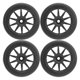 thumbnail image 3 of Neumático De Coche RC, Neumáticos RC De Efecto Antideslizante De Calidad Confiable Para Jugador Para Aficionado Fyydes RC Car Tire, 3 of 8