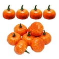 thumbnail image 3 of 12 unids Simulación Modelos de calabaza Modelo de calabaza Decoración de calabaza Halloween Fotografía Prop, 3 of 8