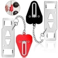 thumbnail image 1 of Cerradura de puerta portátil con pestillo de seguridad, cerradura de metal, cerradura de seguridad antirrobo para el hogar, 1 of 5