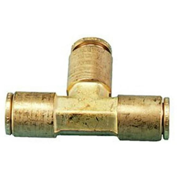 92120L 0.37 in. Brass, Slip-Lok Tee