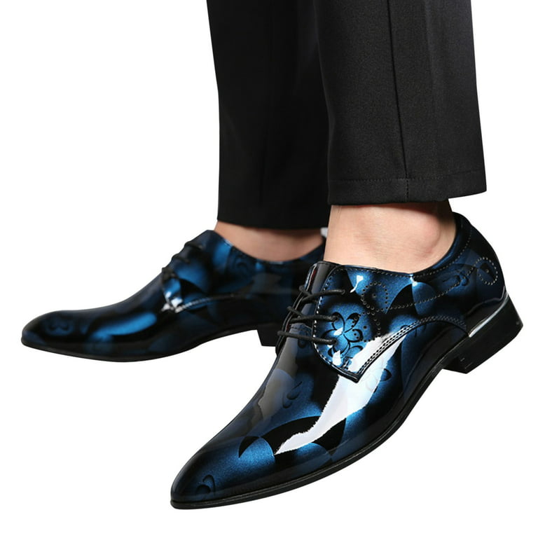 Designer Blue Dress Shoes for Men