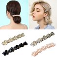 thumbnail image 2 of 2 Pcs Pince à Cheveux Décorative en Strass Perle Barrette pour Femmes Filles, 2 of 10