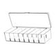 thumbnail image 2 of Estuche para Baraja de Cartas con 7 Divisores Extraíbles, Transparente, para Guardar Tarjetas Deportivas, Caja de Acrílico para álbumes de Cartas Cole, 2 of 7
