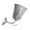 silver, variant on Decorative Wall Mounted Brass Vase For Flowers And Organizing Item Ideal For Various Rooms In The Home Silver
