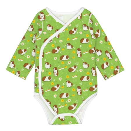 

Coaee Guinea Pigs for Soft Cotton Baby Long-Sleeve Bodysuit Girls Boys Bodysuit Romper