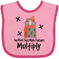 thumbnail image 3 of Inktastic Kids Proof That Math Teachers Multiply Funny Boys or Girls Baby Bib, 3 of 4