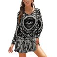 thumbnail image 1 of Ensembles de Pyjama pour Femmes Imprimé Homards Pyjamas Mode Rose et Bleu Vêtements de Nuit Printemps Manches Longues 2 Pcs Décontracté, 1 of 5