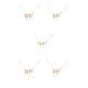 thumbnail image 1 of sweethay Ins constelaciones tema amistad collar Rhinestone joyería cadena colgante para amante Festival regalos Sagitario oro Sagitario dorado 5Conjunto, 1 of 6