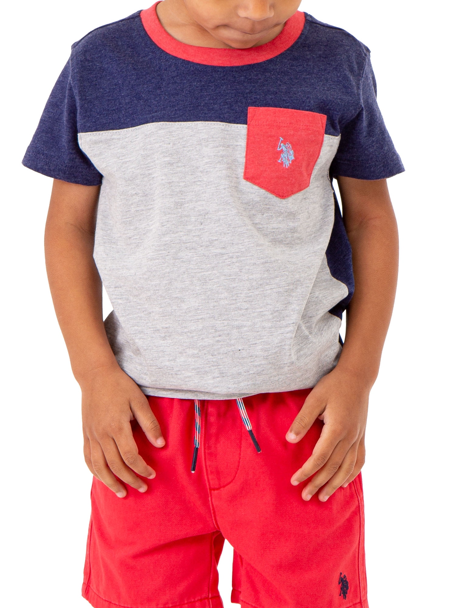U.S. Polo Assn. Toddler Boy Pocket TShirt, Sizes 2T5T