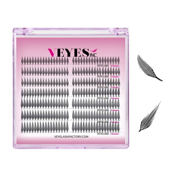 Veyes Inc Birdie False Lashes Extension– One-piece Soft & Fluffy Eyelash Extensions Natural Makeup Beauty