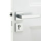 thumbnail image 1 of Juego de cerradura de manija de puerta de dormitorio interior moderno diseño elegante cerradura de puerta de sala de seguridad, 1 of 10