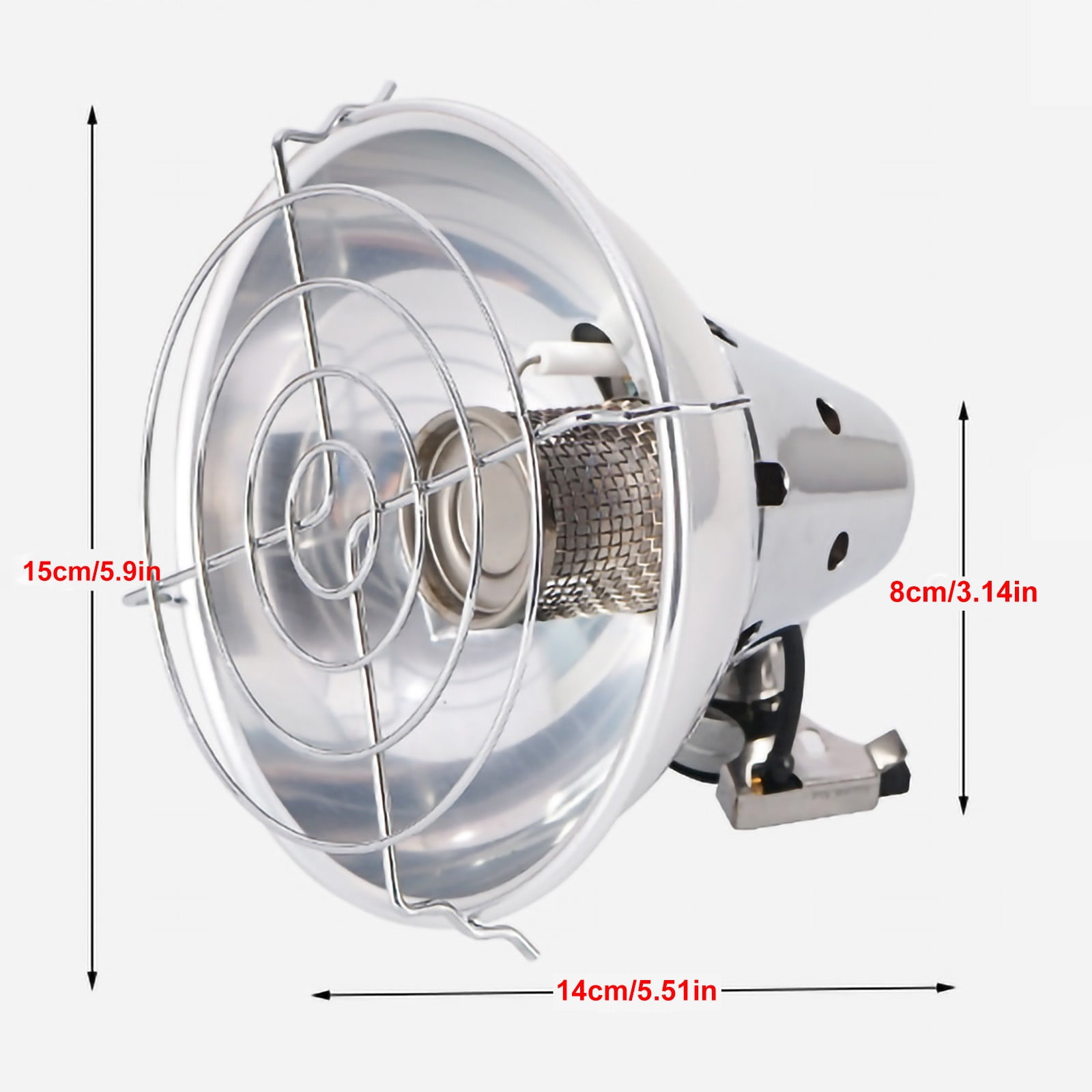 EARKITY Portable Gas Heater, Camping Heater, Lightweight Camp Gas Heater, Camping Warmer, Heating Stove Outdoor, for Winter Warmth Tent Camping Backpacking Picnic Hiking Traveling BBQ